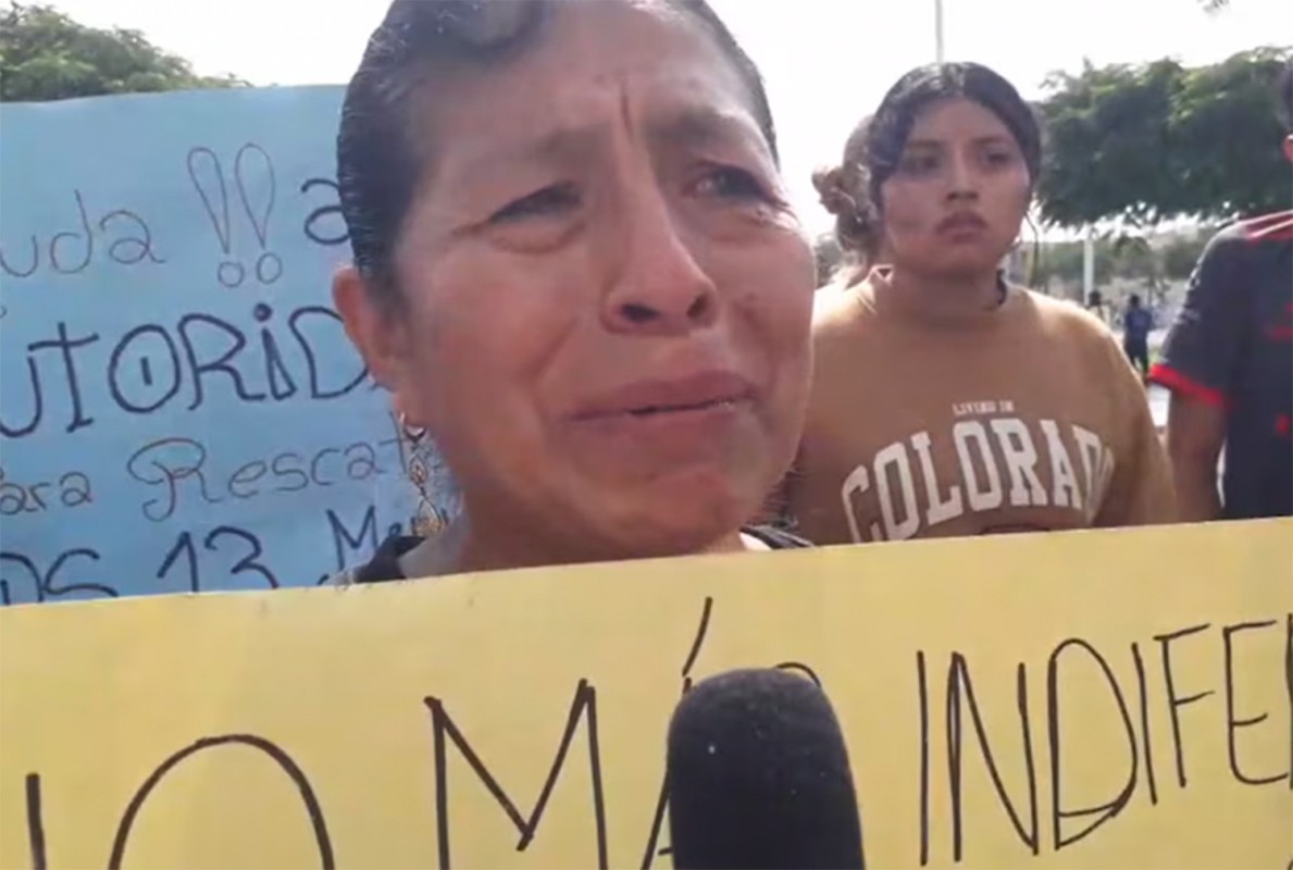 Familiares de mineros asesinados piden ayuda y que las autoridades hagan justicia (Foto: Noticias del Norte)