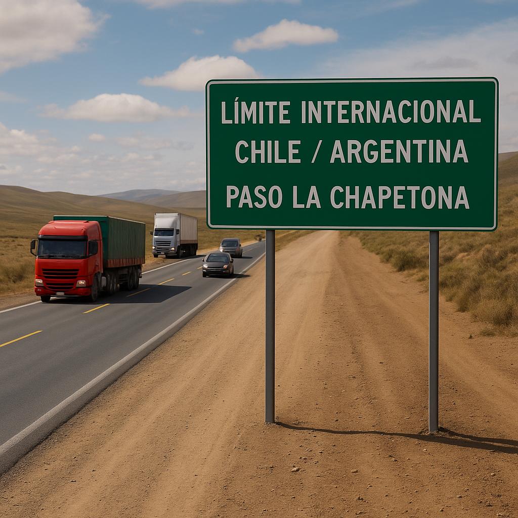 Futuro paso LA CHAPETONA entre Argentina y Chile simulado por IA Futuro paso LA CHAPETONA entre Argentina y Chile, simulado por IA