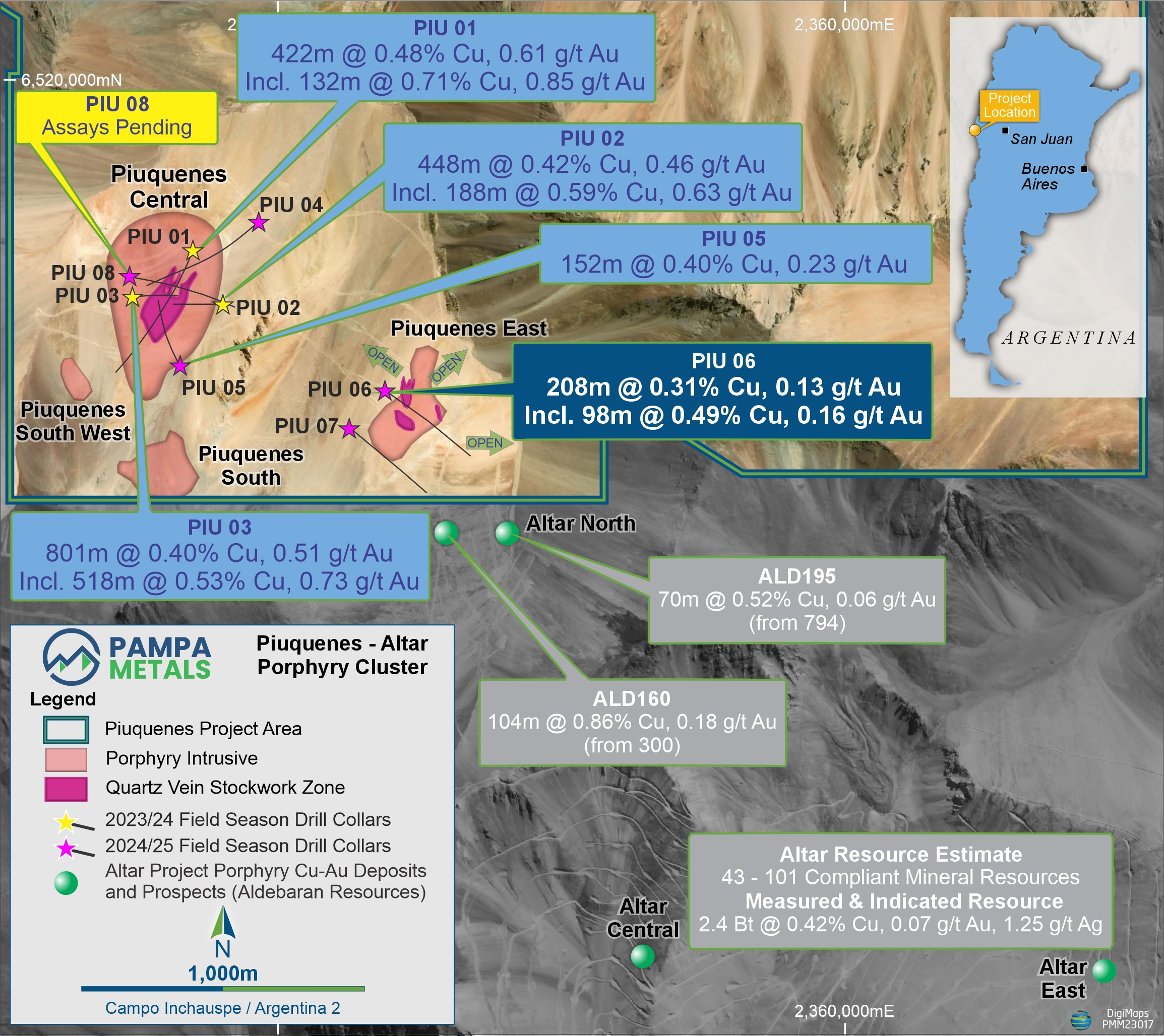  Pampa Metals ha realizado nuevos descubrimientos de cobre en San Juan