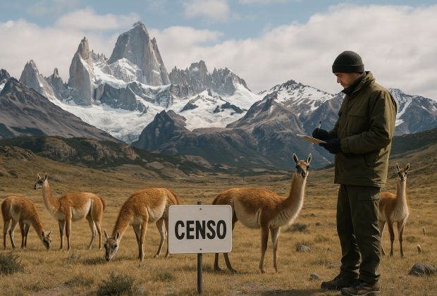 acero y roca. guanaco