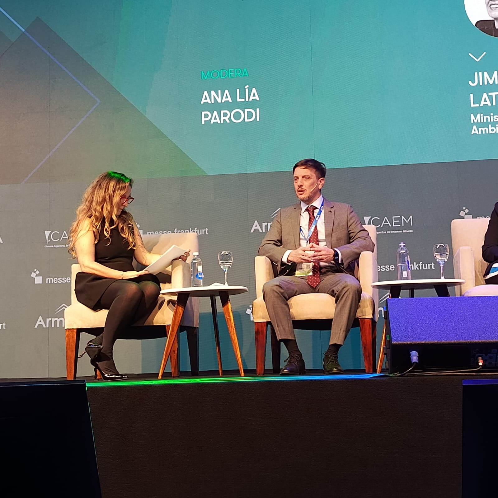 Ministro de Minería de San Juan, Juan Pablo Perea. Fuente de imagen: ACERO Y ROCA