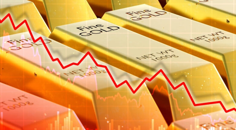 El Oro arranco la semana con una fuerte caída del 3% El Oro arranco la semana con una fuerte caída del 3%