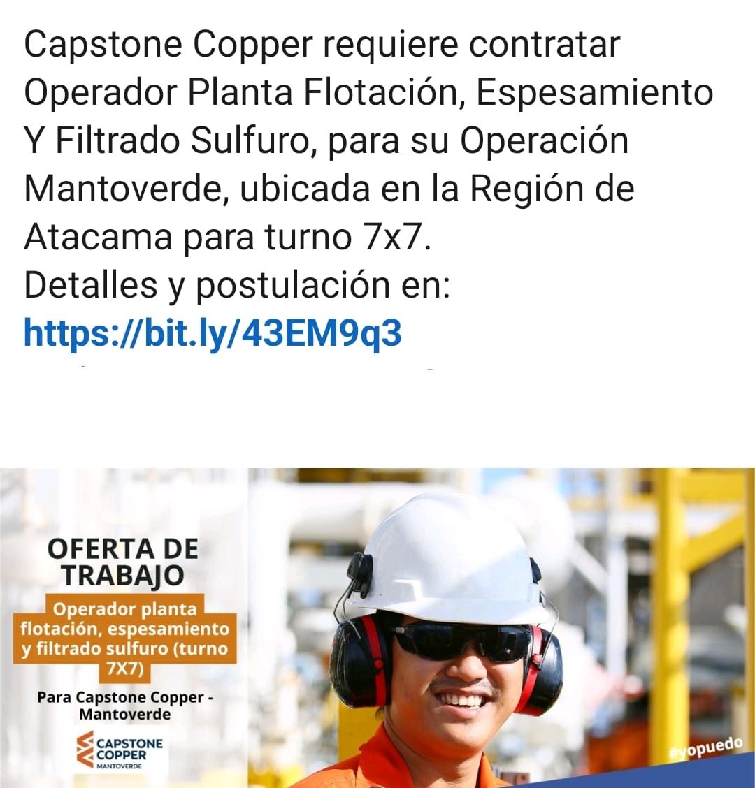 Acero y Roca | Magazine Minero - OFERTAS LABORALES TERCERA SEMANA DE JUNIO