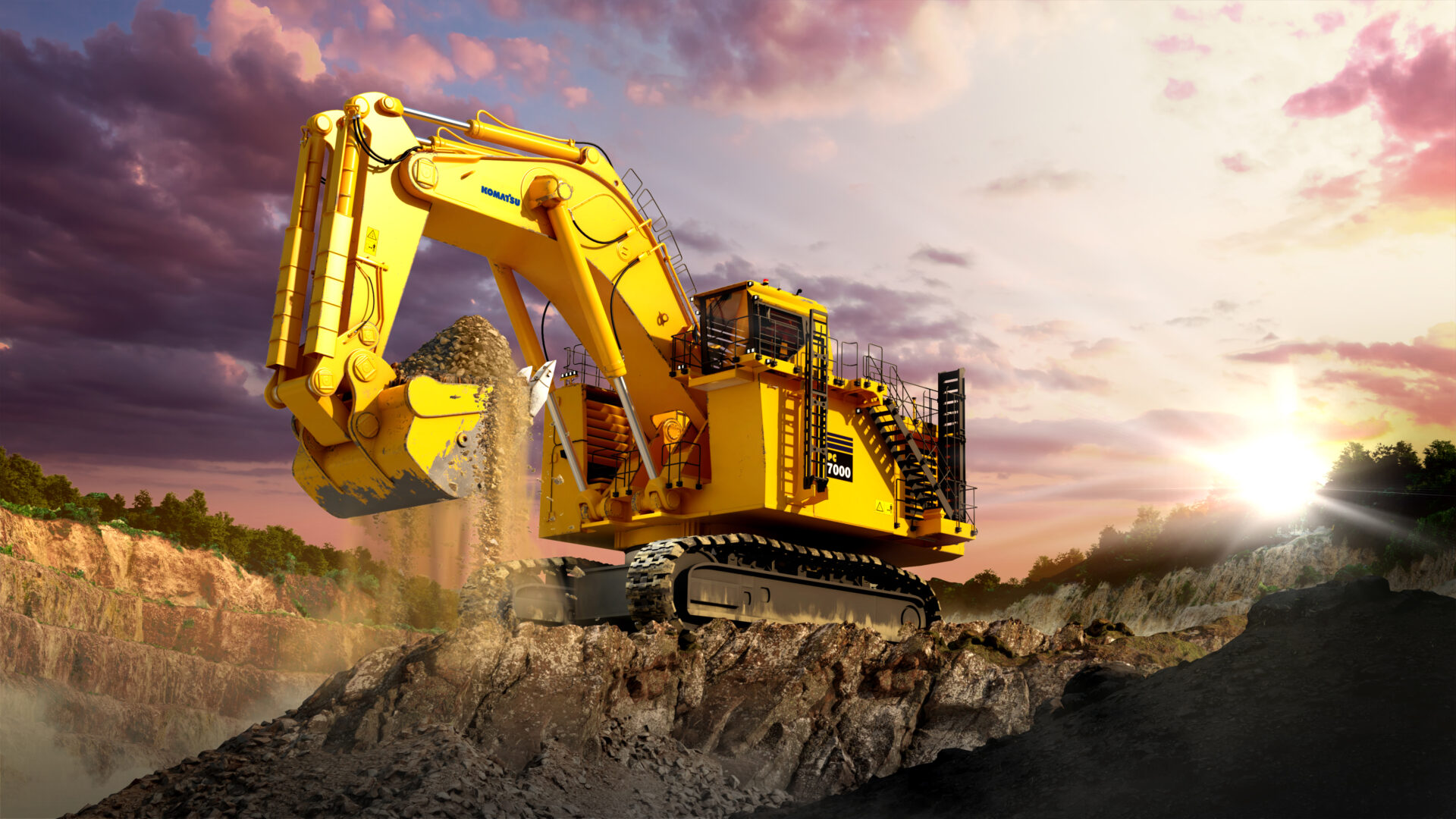 Komatsu ha dado un golpe sobre la mesa en EEUU,país de su mas directo competidor Caterpillar, avanzando hacia nuevos objetivos comerciales