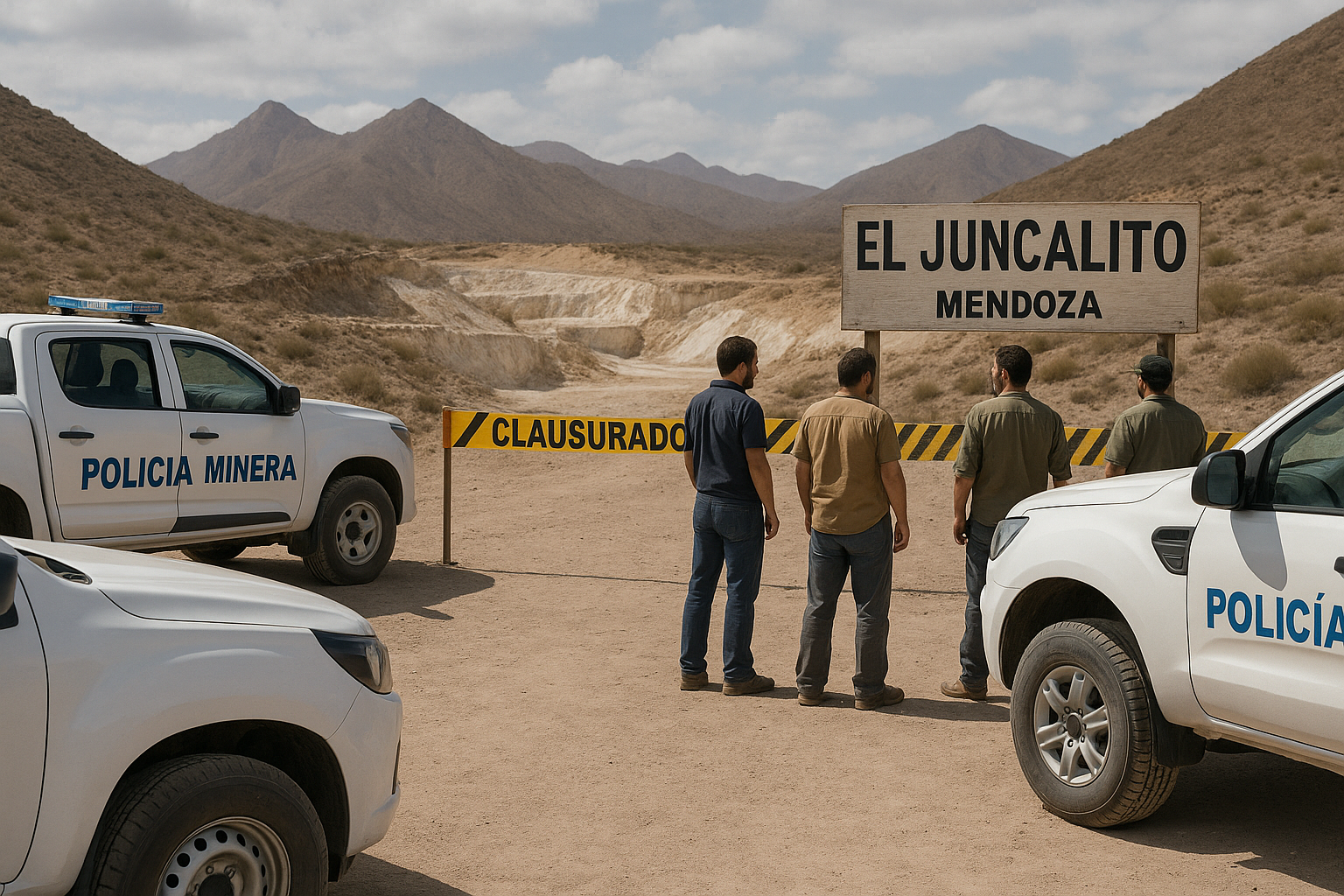 La Policía Ambiental Minera de Mendoza (PAM) viene realizando una excelente labor de control de las mineras de la provincia.