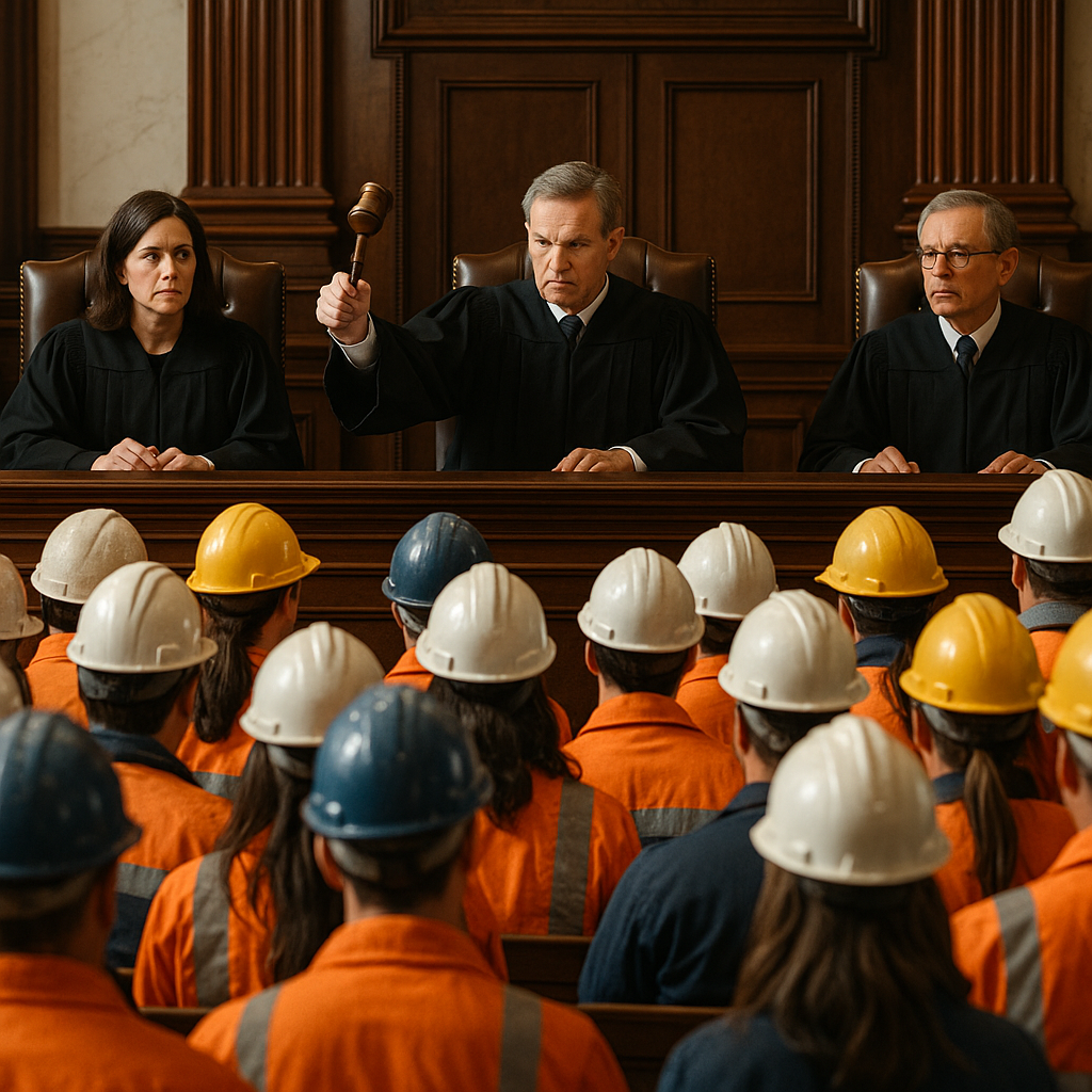 El Tribunal Laboral de Antofagasta ordenó ejecutar una resolución que obliga a 105 trabajadores a devolver un bono de $8,5 millones, recibido tras una negociación colectiva considerada ilegal. El Tribunal Laboral de Antofagasta ordenó ejecutar una resolución que obliga a 105 trabajadores a devolver un bono de $8,5 millones, recibido tras una negociación colectiva considerada ilegal.