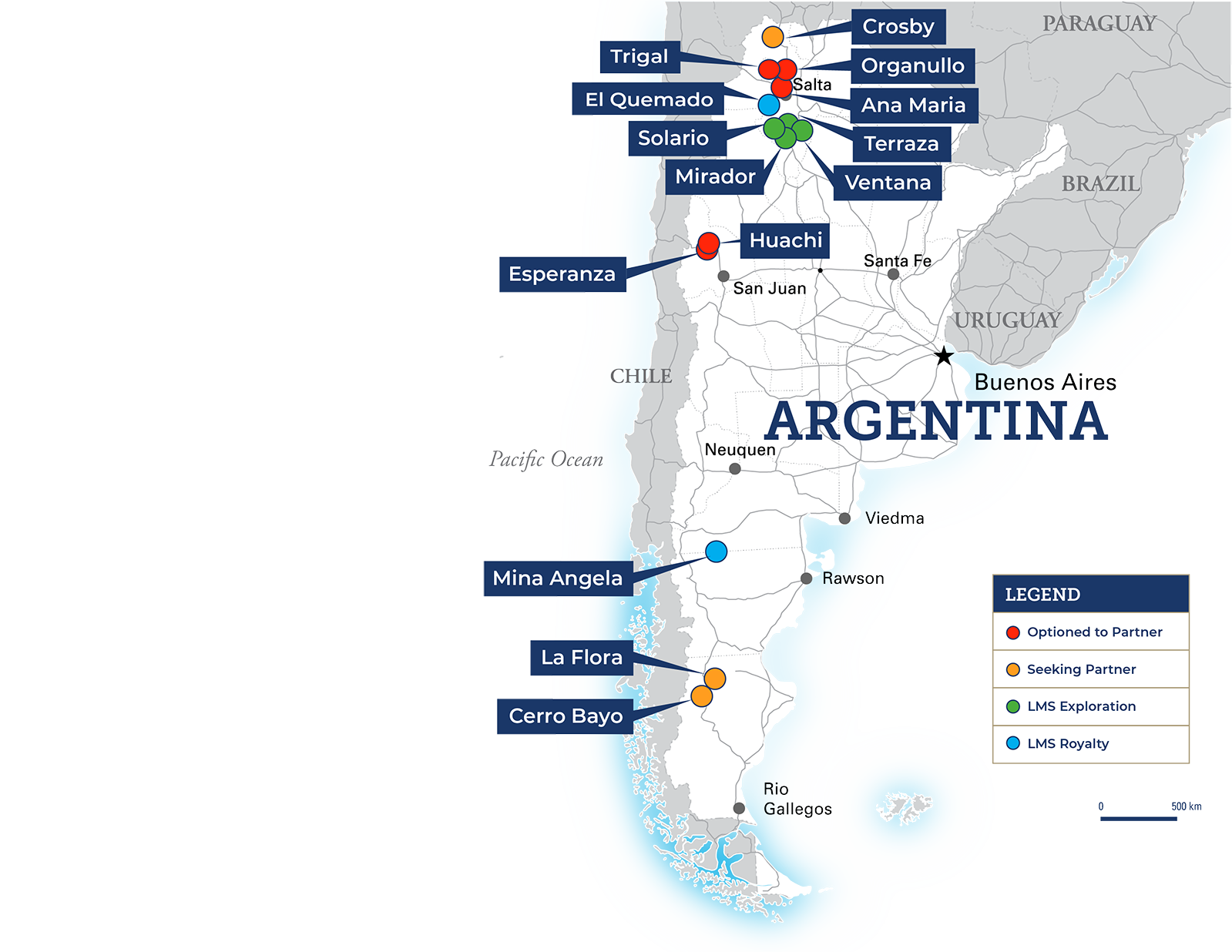 Huachi pasa a ser el proyecto numero 14 de Latin Metals en Argentina 