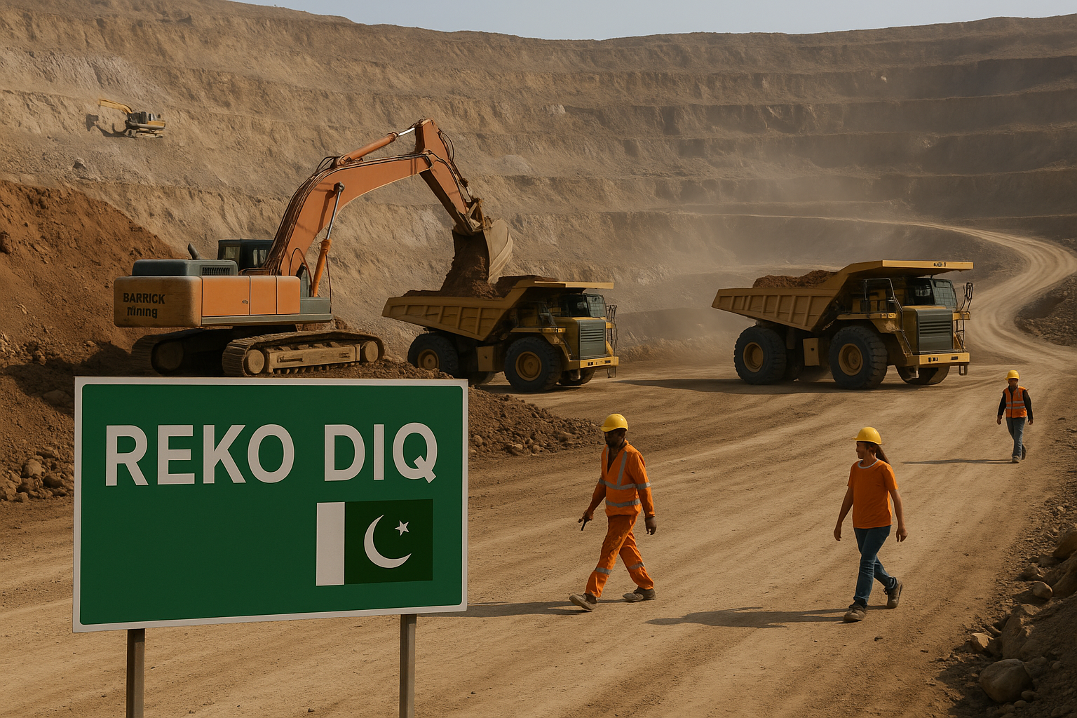 La mina Reko Diq es la gran apuesta de BARRICK Mining en esta nueva etapa donde el cobre acompaña al oro en las operaciones de la compañía.