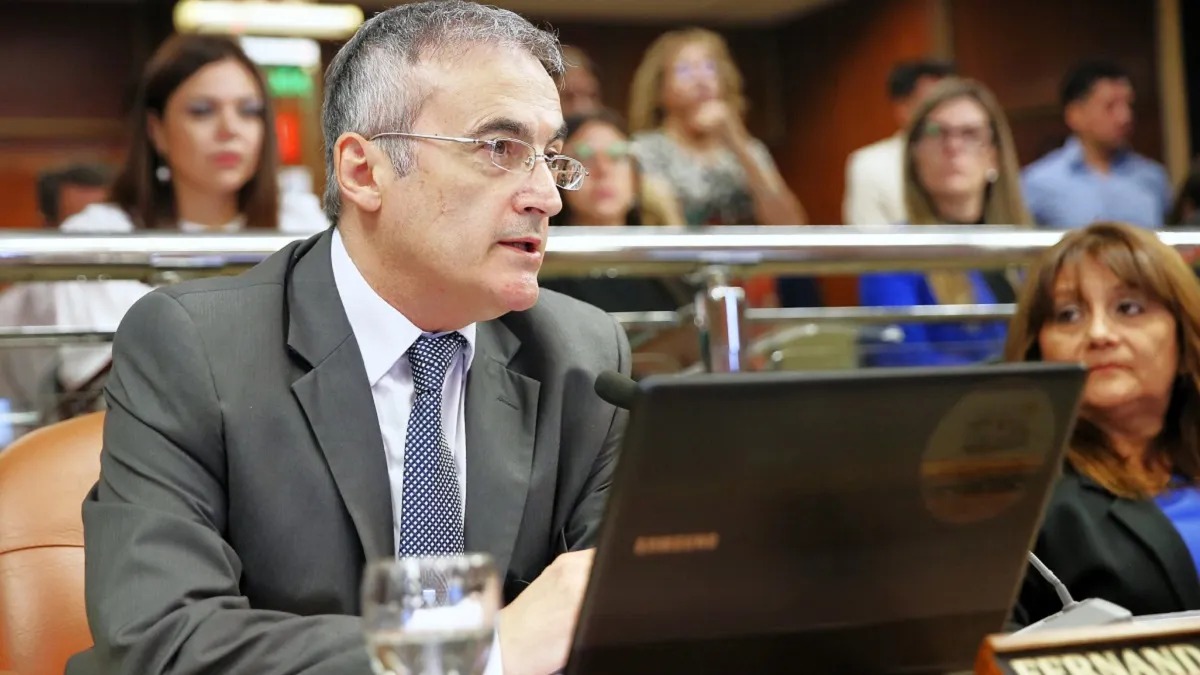 El diputado provincial Fernando Patinella, del partido La Libertad Avanza