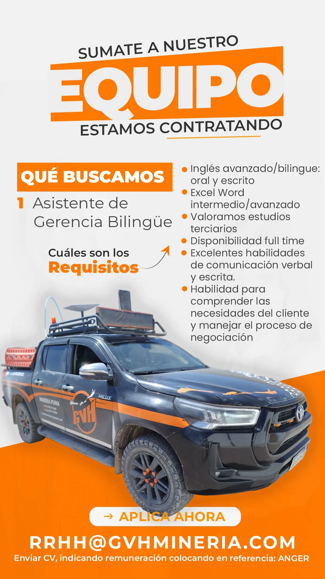 Acero y Roca | Magazine Minero - Ofertas laborales, última semana de julio