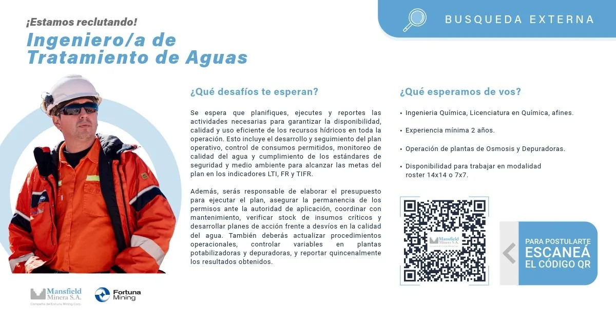 Acero y Roca | Magazine Minero - Ofertas laborales, última semana de julio