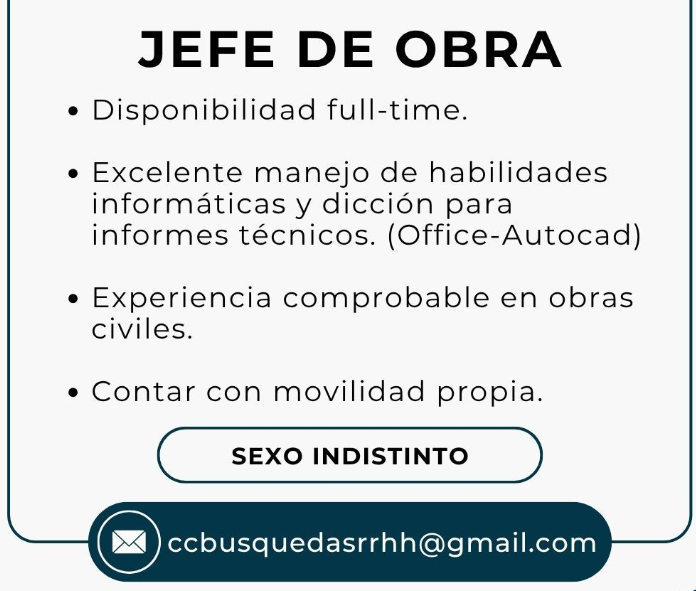 Acero y Roca | Magazine Minero - OFERTAS LABORALES. SEGUNDA SEMANA DE JULIO