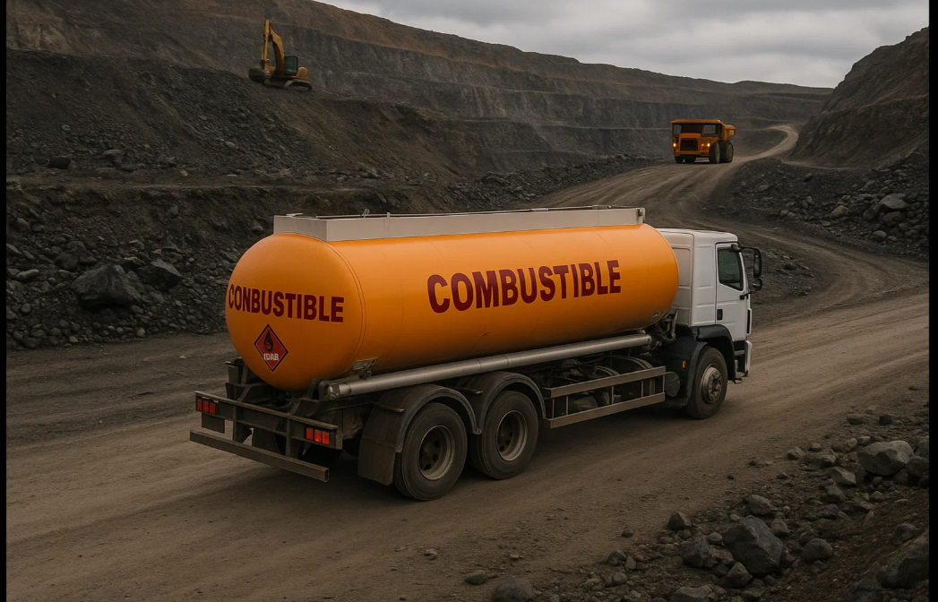 Acero y Roca | Magazine Minero - Combustibles en minería: protocolos, riesgos y control operativo en caminos cordilleranos