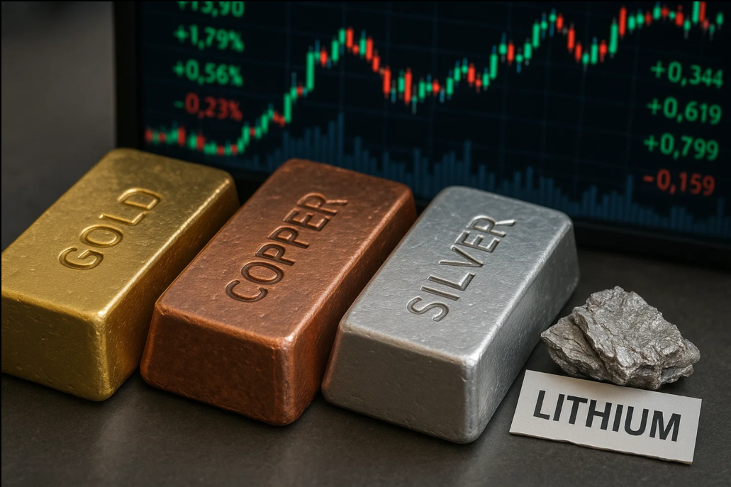 Acero y Roca | Magazine Minero - Los precios de los minerales argentinos junio 2025: oro rompe récords, litio prende alarmas