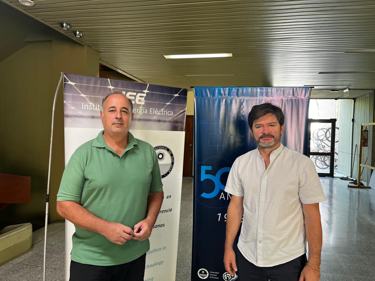 Ingenieros Andrés Romero y Gustavo Baron