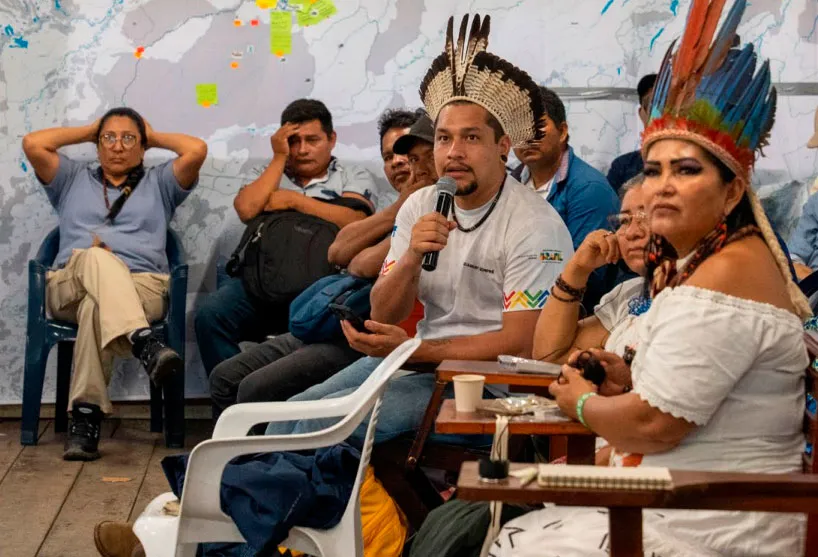 Pueblos indígenas de Colombia, Perú y Brasil en contra de la minería de oro y uso del mercurio Pueblos indígenas de Colombia, Perú y Brasil en contra de la minería de oro y uso del mercurio