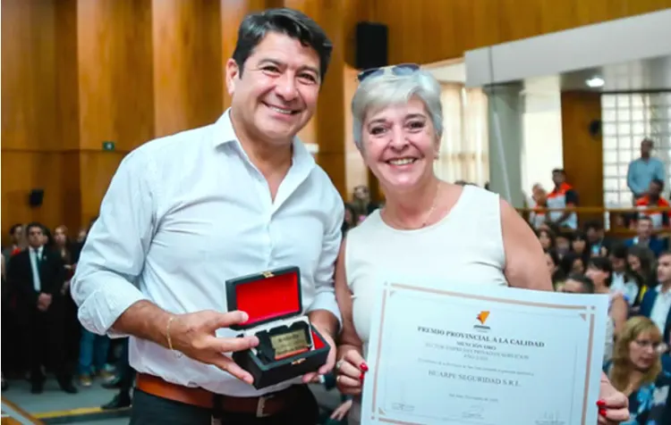 Daniel Cárcamo, el fundador de Huarpe Seguridad, una empresa de San Juan, Argentina.