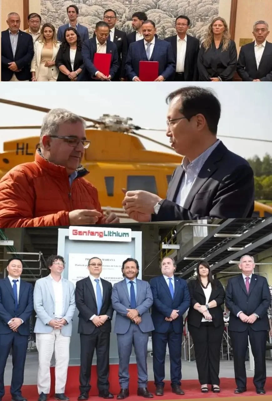 Gobernadores del Triángulo del Litio con empresas chinas