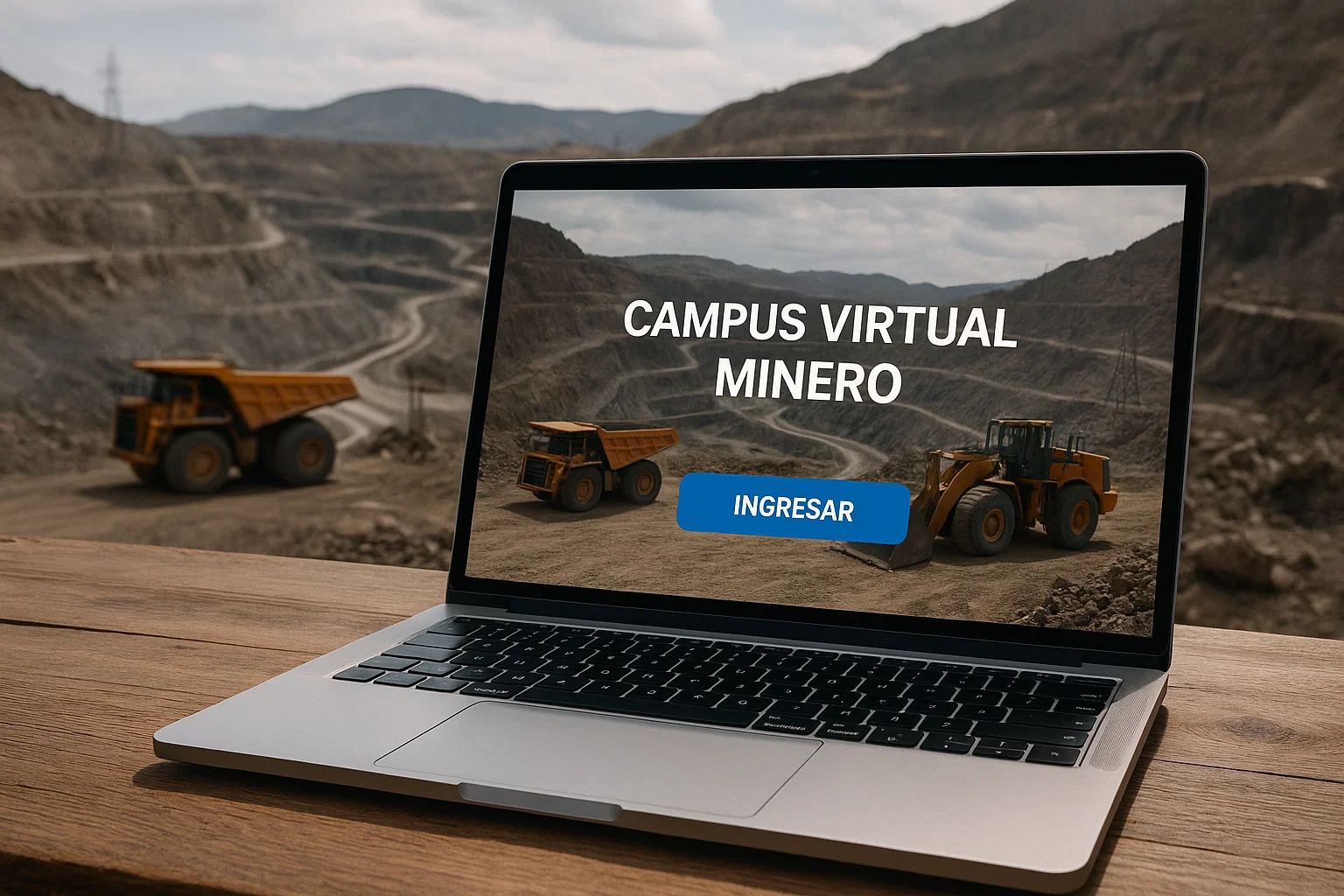 Imagen representativa de la web del Campus Virtual Minero
