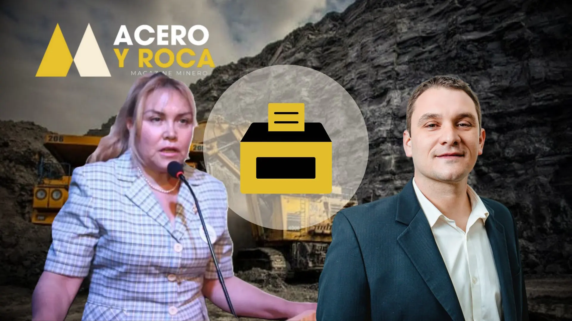 Abel Chiconi y Yolanda Agüero, candidatos libertarios por San Juan, en entrevista sobre la industria minera.