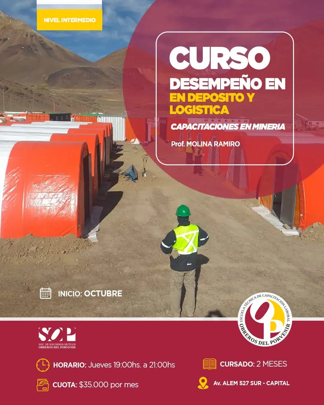 Acero y Roca | Magazine Minero - ¡Puesto clave en minería! Lanzan curso para Supervisor de Campamento Minero en San Juan