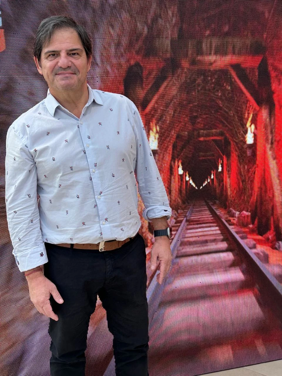 Retrato de Sergio Goldemberg, especialista en recursos humanos para la minería en Argentina.