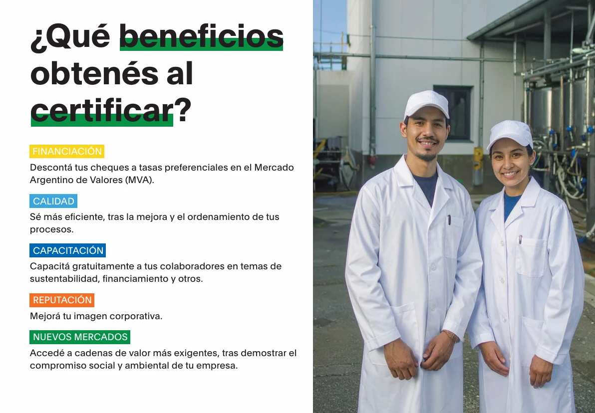 Flyer del programa de Triple Impacto