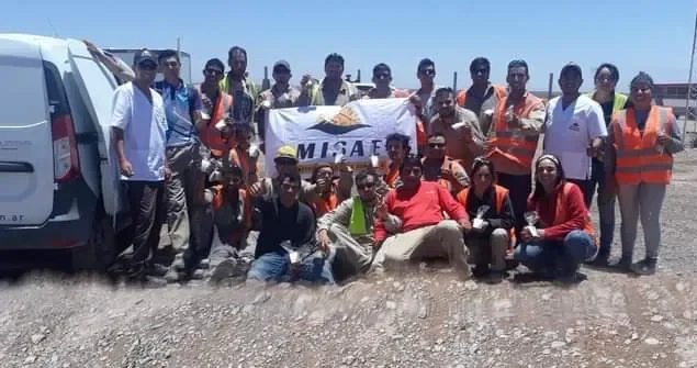 Grupo de empleados de Misaé