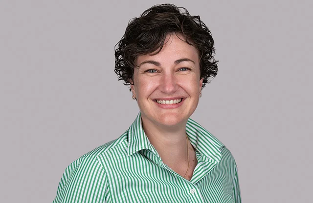 Retrato de Emma Gagen, directora de datos del Consejo Internacional de Minería y Metales (ICMM).