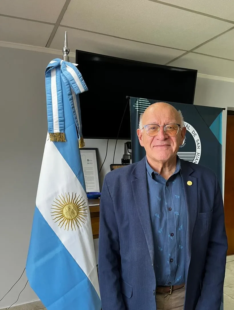 Retrato de Tadeo Berenguer, rector de la Universidad Nacional de San Juan.