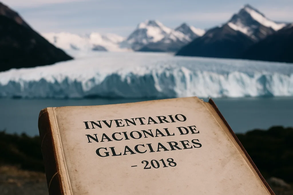 Imagen representativa del Inventario Nacional de Glaciares.