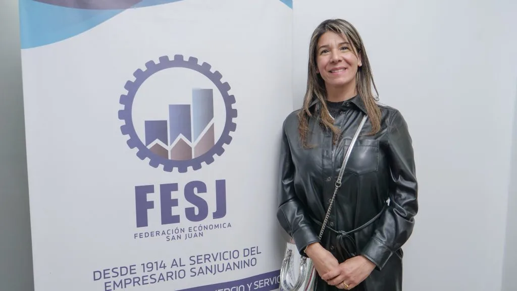 Retrato de Mónica Sánchez Martín, dirigente de la Federación Económica de San Juan 