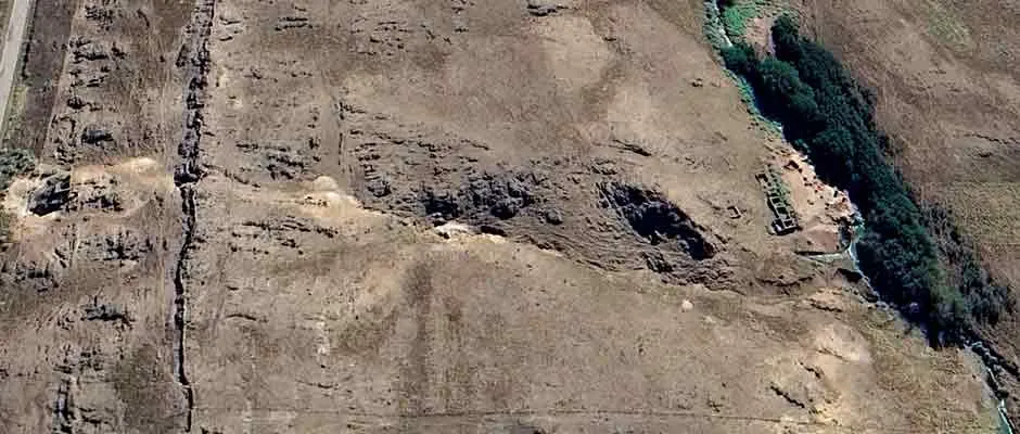 Imagen satelital de la Mina La Estancia en San Luis, Argentina.