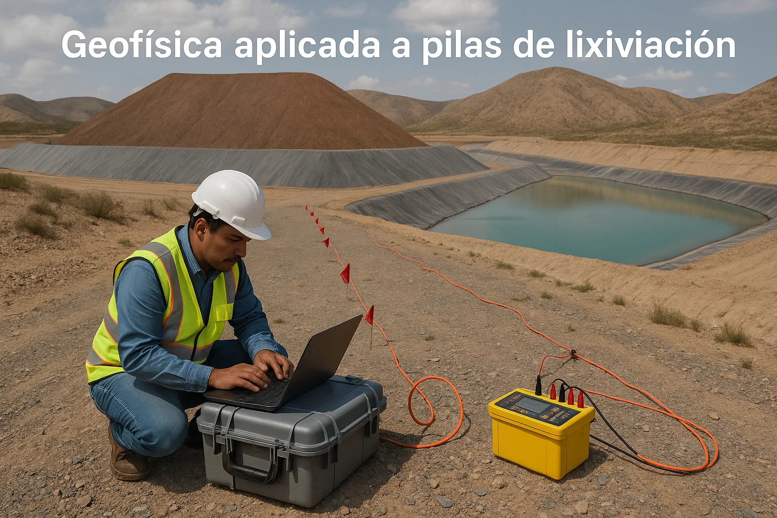Geofísica aplicada para evaluar la estabilidad interna de pilas de lixiviación.