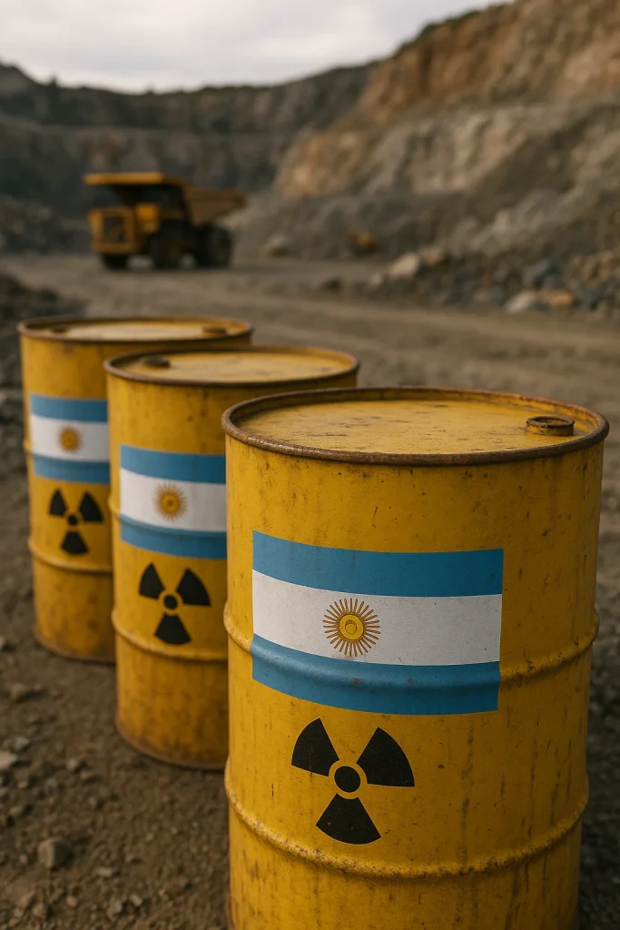 Producción de combustible de uranio en Argentina para centrales nucleares.
