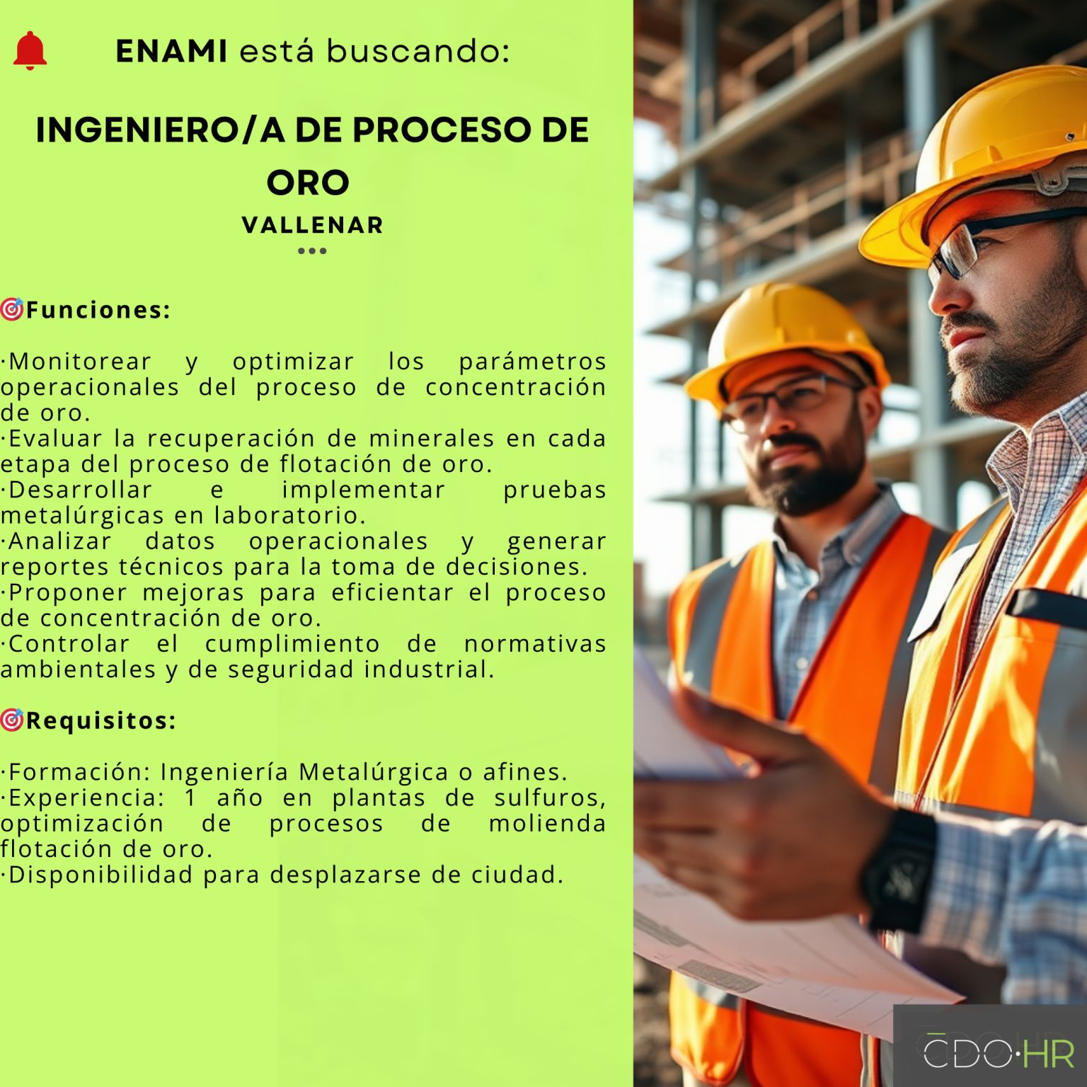 Acero y Roca | Magazine Minero - Ofertas laborales segunda quincena de Diciembre