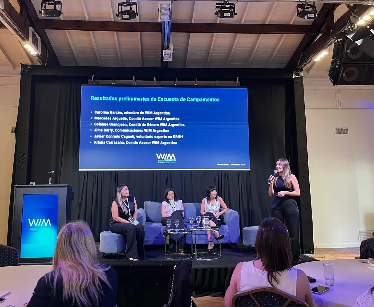 WIM Argentina expuso estadísticas de género en la minería argentina.