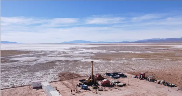 Exploración minera y perforación en la Puna jujeña.