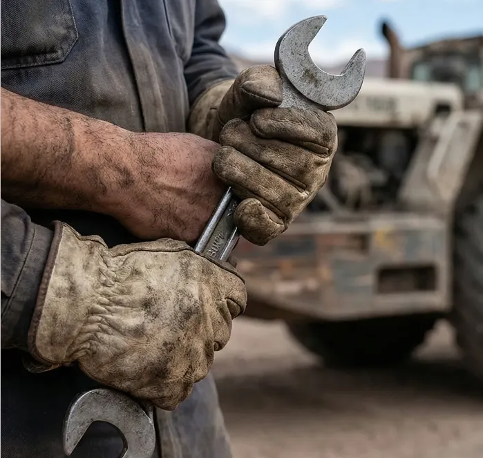Trabajadores operando en zona de cordillera de San Juan. Imagen ilustrativa de ACERO Y ROCA