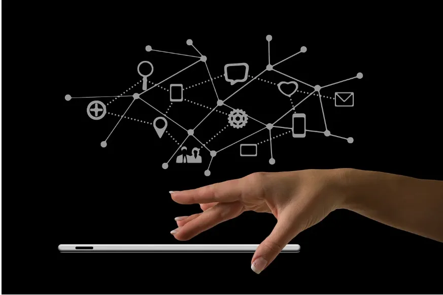 Diagrama del ecosistema minero: relación entre proveedores, empresas y sector público.