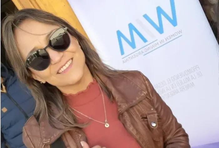 Gabriela Molina, coordinadora de la organización "Uspallata Minera".