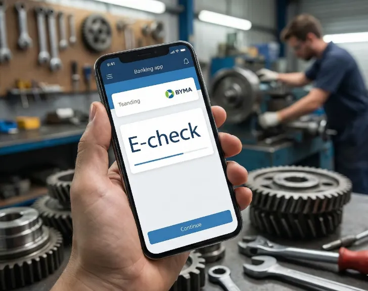 Uso de E-checks para capital de trabajo en Pymes mineras. Imagen ilustrativa de ACERO Y ROCA