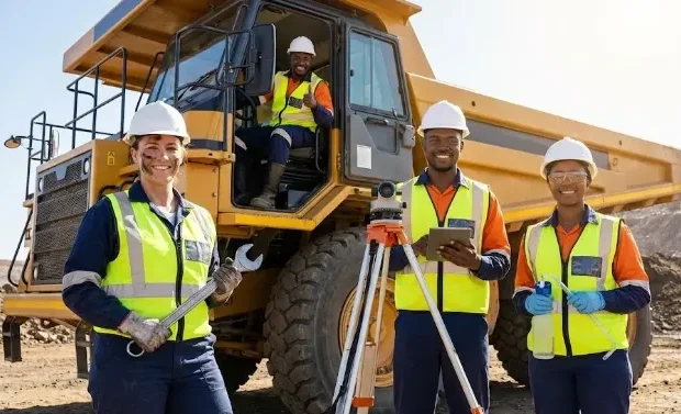 trabajadores-herramientas-vehiculo-aceroyroca