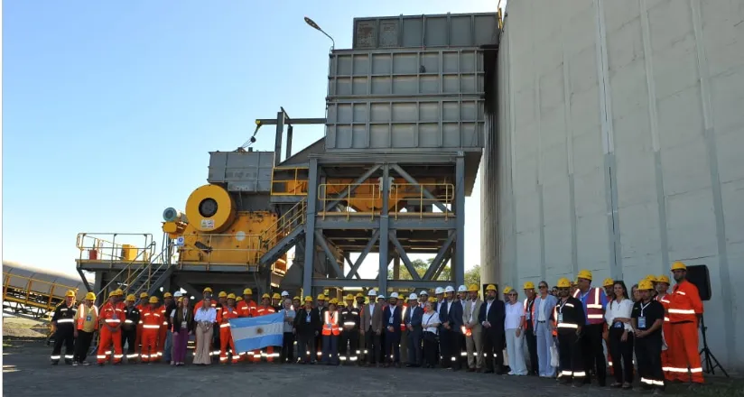 Planta industrial de Basalto SRL para captura de CO2 minería.