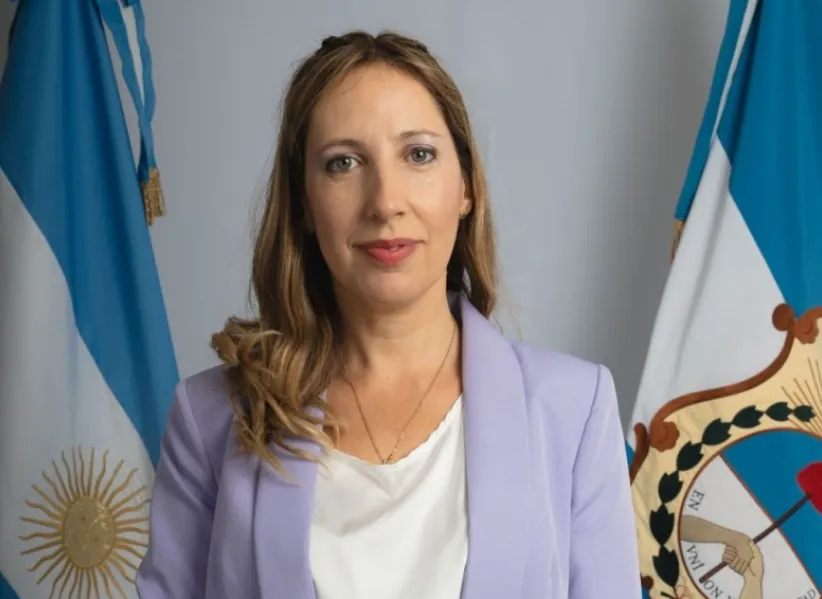 Retrato de la ministra de Gobierno de San Juan, Laura Palma.