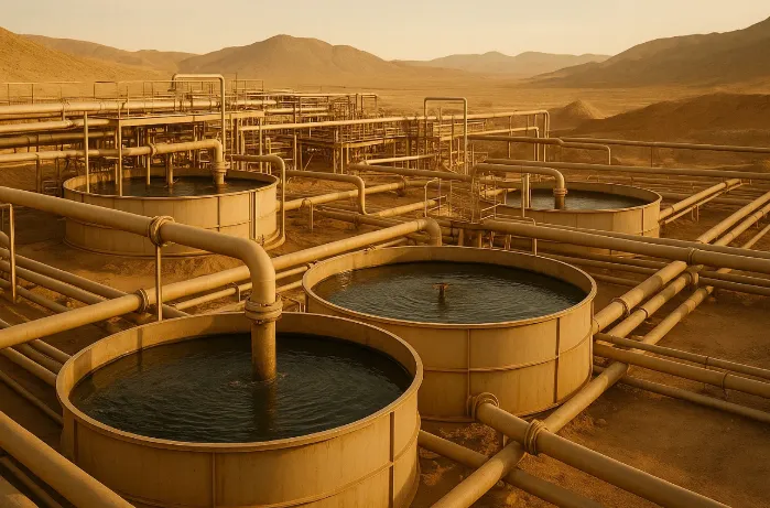 Procesos de reúso de agua en una planta minera (economía circular).