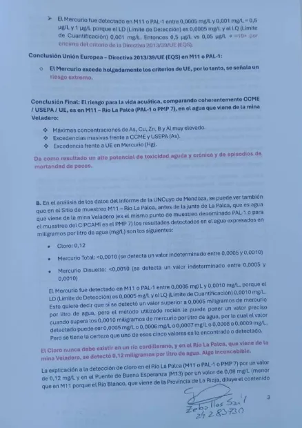 Acero y Roca | Magazine Minero - Jáchal: Pruebas de mercurio tras muerte de peces; Denuncian un nuevo derrame oculto