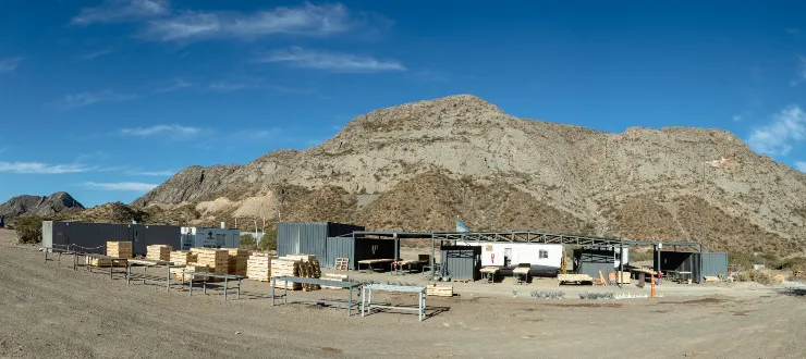 .Vista del proyecto Hualilán, clave para el Boom minero San Juan infraestructura.