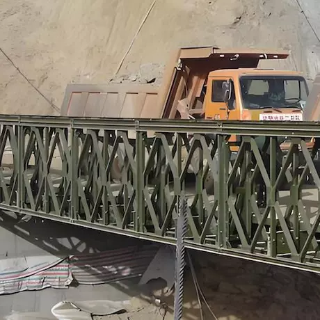 Puente Bailey, solución para el transporte de Hualilán.