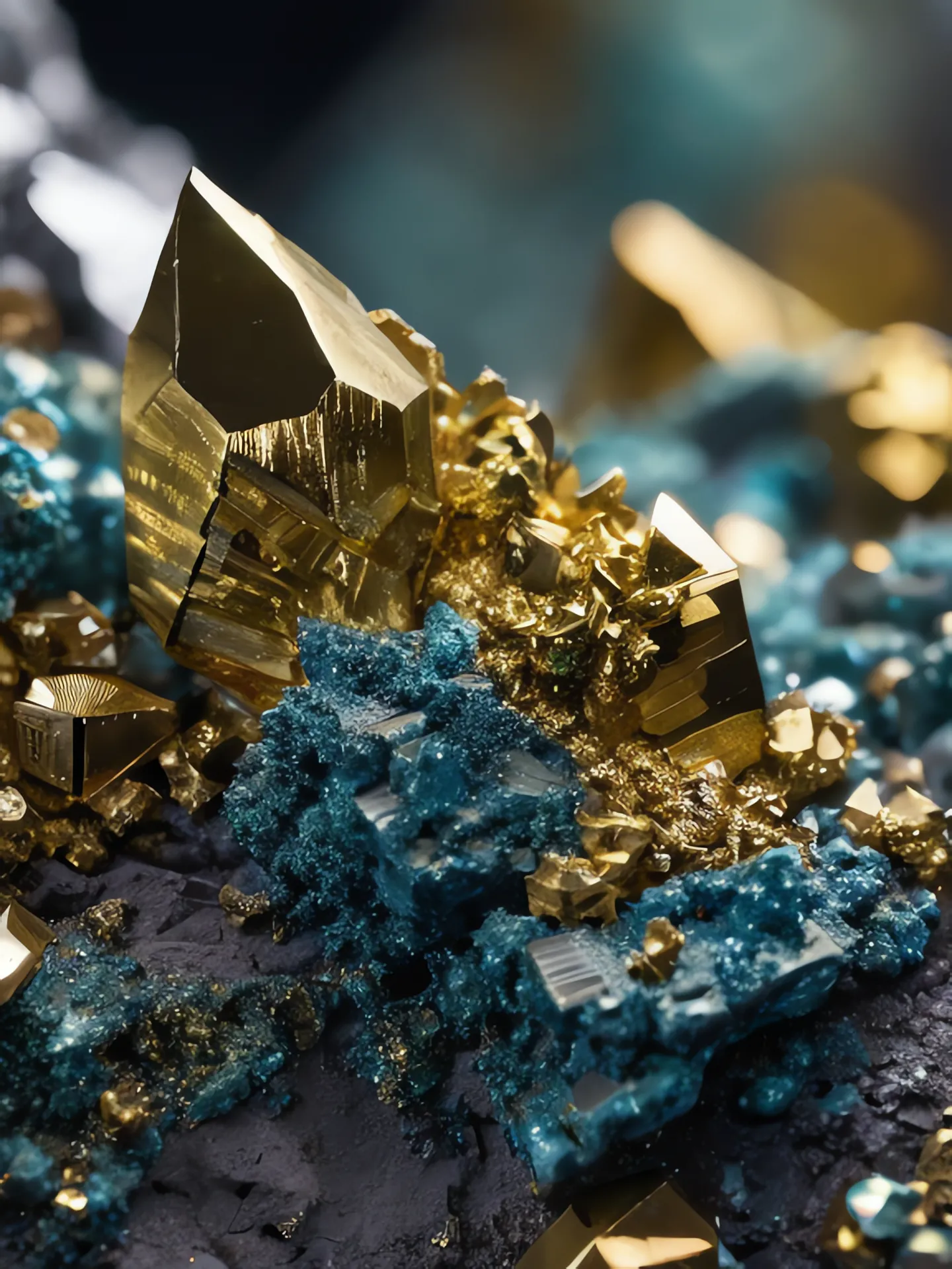 Muestras de varios minerales críticos o estratégicos, como zinc, cobalto o litio.